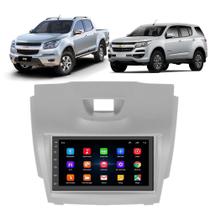 Kit Central Multimídia Android S10 Trailblazer 2012 2013 2014 2015 2016 7 Polegadas Tv Online GPS Bt