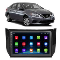 Kit Central Multimídia Android Sentra 2014 2015 2016 2017 2018 2019 2020 9 Polegadas Tv Online GPS