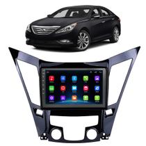 Kit Central Multimídia Android Sonata 2011 2012 2013 2014 9 Polegadas Tv Online GPS Bluetooth Wi-Fi
