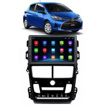 Kit Central Multimídia Android Yaris 2018 2019 2020 2021 2022 2023 9 Polegadas Tv Online GPS Bt