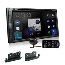Kit Central Multimídia AVH-Z5280TV Pioneer 6,8 Pol BT DVD Touch Weblink + Câmera de ré + Moldura Hilux / SW4 2005 a 2012