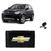 Kit Central Multimídia CAPTIVA - Mp8 + Moldura + Câmera + Tv