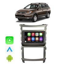 Kit Central Multimidia Carplay Android Auto Vera Cruz 2008 A 2014 7" Comando Voz Siri GPS Integrado