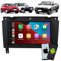 Kit Central Multimídia Carplay BT Espelhamento de Celular +Moldura Gol Saveiro Parati G3 2000/05 JR8 Kit Central Multimídia Carplay BT Espelhamento de Celular +Moldura Gol Saveiro Parati G3 2000/05 JR8