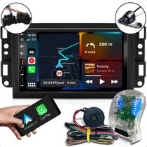 Kit Central Multimídia carplay e moldura captiva + interface de comando de volante e chicote especifico plug and play Kit Central Multimídia carplay e moldura captiva + interface de comando de volante e chicote especifico plug and play