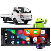 Kit Central Multimídia Carplay Hr 2005-2024 1 Din Mp3 + Câmera de ré