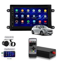 Kit Central Multimídia Chevrolet Onix 2012/2019 Mp8 + Moldura + Câmera de Ré + Tv