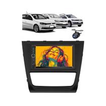 Kit Central Multimídia de 7 Polegadas c/ Botão G6 Gol/Saveiro/Voyage 2012 á 2016 - Preto