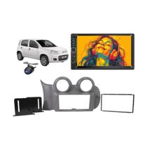 Kit Central Multimídia de 7 Polegadas com Botão - UNO VIVACE 2011 Á 2014 - CINZA + CÂMERA DE RÉ Kit Central Multimídia de 7 Polegadas com Botão - UNO VIVACE 2011 Á 2014 - CINZA + CÂMERA DE RÉ