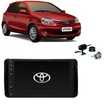 Kit Central Multimídia ETIOS Mp5 / Mp8 + Moldura + Câmera
