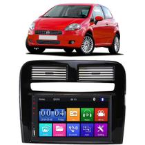 Kit Central Multimídia Fiat Punto 2008 2009 2010 2011 2012 7 Polegadas Espelhamento Android e IOS US