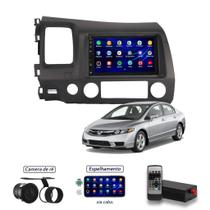 Kit Central Multimidia Honda Civic 2006/2011 Mp8 + Moldura + Câmera de Ré + Tv