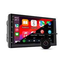 Kit Central Multimídia HTech 7 Android 128GB Câmera de Ré Borboleta