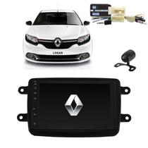 Kit Central Multimídia LOGAN - Mp8 + Moldura + Câmera + Tv + Interface de volante P&P