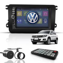 Kit Central Multimídia Mp5 2 Din Bluetooth Espelhamento Dvd Câmera de Ré Tiguan Kit Central Multimídia Mp5 2 Din Bluetooth Espelhamento Dvd Câmera de Ré Tiguan