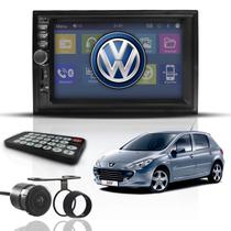 Kit Central Multimídia Mp5 2 Din Bt Espelha Câm Peugeot 307 Kit Central Multimídia Mp5 2 Din Bt Espelha Câm Peugeot 307