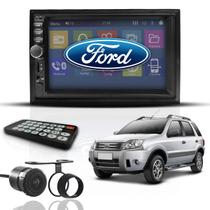 Kit Central Multimídia Mp5 2 Din Bt Espelha Dvd Câm Ecosport Kit Central Multimídia Mp5 2 Din Bt Espelha Dvd Câm Ecosport