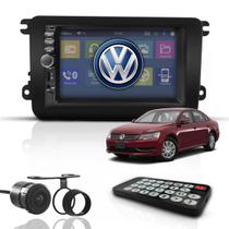 Kit Central Multimídia Mp5 2 Din Bt Espelha Dvd Câm Passat Kit Central Multimídia Mp5 2 Din Bt Espelha Dvd Câm Passat
