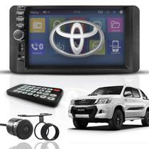 Kit Central Multimídia Mp5 2 Din Bt Espelha Dvd Toyota Hilux Kit Central Multimídia Mp5 2 Din Bt Espelha Dvd Toyota Hilux