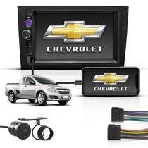 Kit Central Multimidia Mp5 2Din Bt Espelha Chevrolet Montana