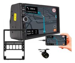 Kit central multimidia mp5 7 pol câmera de ré gol g2 parati g2 saveiro g2 1994 a 2005