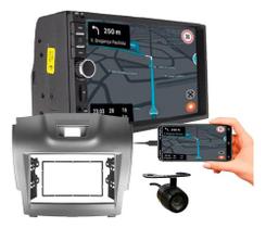 Kit central multimidia mp5 7 pol câmera de ré trailblazer s10 2012 a 2015