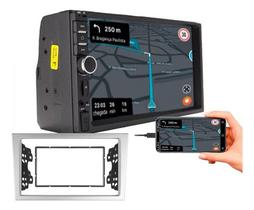 Kit central multimidia mp5 7 pol com moldura montana vectra corsa 2002 a 2012 Kit central multimidia mp5 7 pol com moldura montana vectra corsa 2002 a 2012