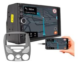 Kit central multimidia mp5 7 pol siena strada palio 2002 a 2014 com ar