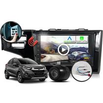 Kit Central Multimidia MP5 + Camera + Chicotes + Interface + Moldura Wr-v 17/21 AndroidAuto CarPlay
