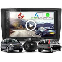 Kit Central Multimidia MP5 + Camera de ré + Moldura Preta Corsa Montana Meriva AndroidAuto CarPlay Kit Central Multimidia MP5 + Camera de ré + Moldura Preta Corsa Montana Meriva AndroidAuto CarPlay