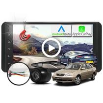 Kit Central Multimidia MP5 + Camera ré + Moldura + Chicote Corolla Fielder 03/08 AndroidAuto CarPlay Kit Central Multimidia MP5 + Camera ré + Moldura + Chicote Corolla Fielder 03/08 AndroidAuto CarPlay