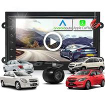 Kit Central Multimidia MP5 + Camera ré + Moldura Onix Prisma Joy Spin Cobalt - AndroidAuto CarPlay Kit Central Multimidia MP5 + Camera ré + Moldura Onix Prisma Joy Spin Cobalt - AndroidAuto CarPlay