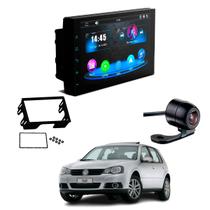 Kit Central Multimídia MP5 CarPlay Moldura 2Din Golf 2006-12 7 Polegadas + Câmera de Ré Borboleta