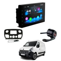 Kit Central Multimídia MP5 CarPlay Moldura 2Din Master 2013 à 2021 7 Polegadas + Câmera de Ré Borboleta