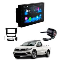 Kit Central Multimídia MP5 CarPlay Moldura 2Din Saveiro G6 2013 à 2015 7 Polegadas + Câmera de Ré Borboleta Kit Central Multimídia MP5 CarPlay Moldura 2Din Saveiro G6 2013 à 2015 7 Polegadas + Câmera de Ré Borboleta
