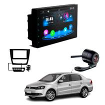 Kit Central Multimídia MP5 CarPlay Moldura 2Din Voyage G6 2013 à 2016 7 Polegadas + Câmera de Ré Borboleta
