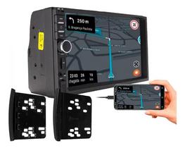 Kit central multimidia mp5 com moldura ford ka focus escort ranger f250