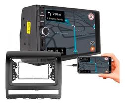 Kit central multimidia mp5 com moldura siena strada palio 2008 a 2012 preto ou prata Kit central multimidia mp5 com moldura siena strada palio 2008 a 2012 preto ou prata