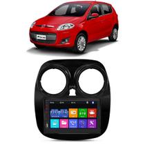 Kit Central Multimidia MP5 Palio 2012 A 2018 Attractive Sporting Black Piano + Chicote & Câmera