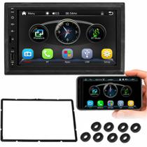 Kit Central Multimídia Mp5 Roadstar RS7007BR 7 pol Carplay Android Auto e Moldura Painel Fox G2 2010 a 2013 Kit Central Multimídia Mp5 Roadstar RS7007BR 7 pol Carplay Android Auto e Moldura Painel Fox G2 2010 a 2013