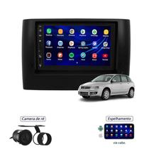 Kit Central Multimídia MP8 MP5 Fiat Stilo com Câmera de ré