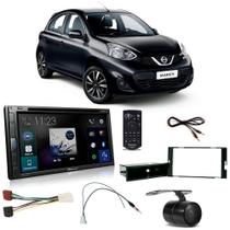 Kit Central Multimídia Nissan March Versa 2014 a 2020 AVH-Z5280TV Pioneer + Chicotes + Câmera + Moldura Kit Central Multimídia Nissan March Versa 2014 a 2020 AVH-Z5280TV Pioneer + Chicotes + Câmera + Moldura