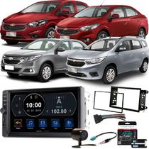 Kit Central Multimídia Onix Cobalt Prisma Spin Evolve TV MP5 7 pol GP345 + Moldura + Câmera + Interface + Chicotes