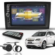 Kit Central Multimídia Painel 2 Din Bt Dvd Mp5 Gm Captiva