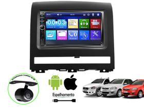 Kit Central Multimidia Palio Strada Siena Idea 05 até 12 Mp5 Bluetooth Espelhamento Usb Radio Fm