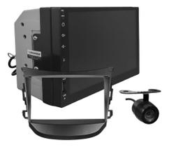 Kit central multimidia roadstar 7 pol rs7007br plus carplay android auto hyndai hb20 2012 a 2018