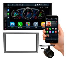 Kit central multimidia roadstar 7 pol rs7007br plus carplay android auto montana 03 a 09 vectra 07 a 11 corsa 02 a 12