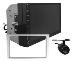 Kit central multimidia roadstar 7 pol rs7007br plus carplay android auto montana 03 a 09 vectra 07 a 11 corsa 02 a 12