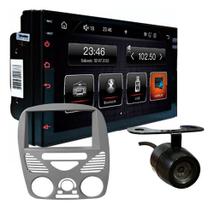 Kit central multimidia roadstar 7 pol rs708br prime carplay siena strada palio 2g 2002 a 2014 com ar