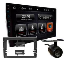 Kit central multimidia roadstar 9 pol rs908br slim carplay fiat bravo 2007 a 2016